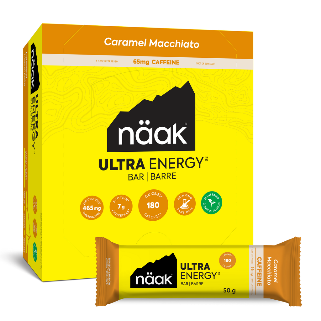 Ultra Energy™ - Barre Cafféinée | Caramel Macchiato - 12 Barres
